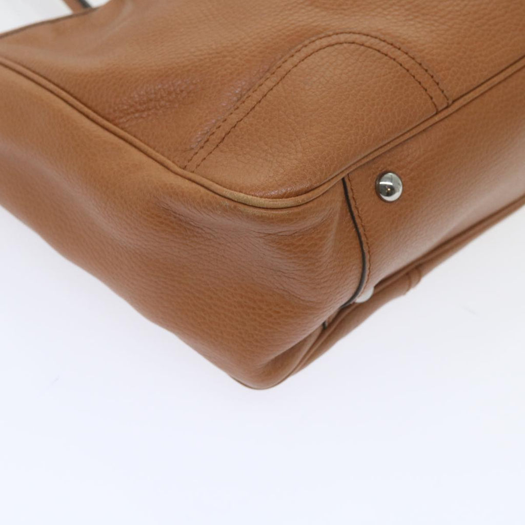 GUCCI Web Sherry Line Shoulder Bag Leather Brown Red Green 293592 bs10422