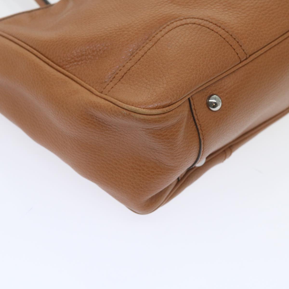 GUCCI Web Sherry Line Shoulder Bag Leather Brown Red Green 293592 bs10422