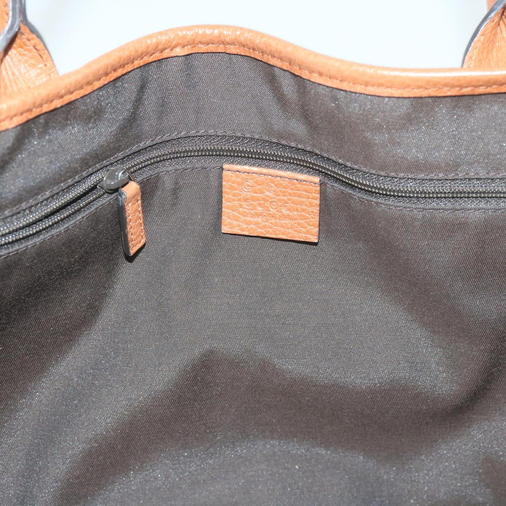GUCCI Web Sherry Line Shoulder Bag Leather Brown Red Green 293592 bs10422