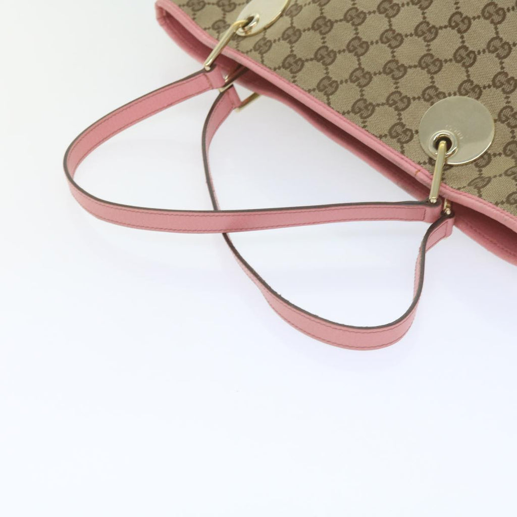 GUCCI GG Canvas Tote Bag Beige 120836 bs10424