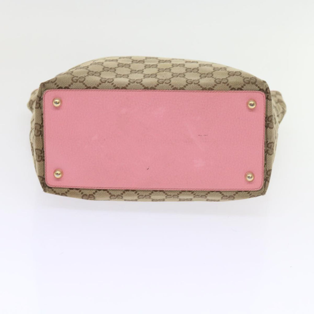 GUCCI GG Canvas Tote Bag Beige 120836 bs10424