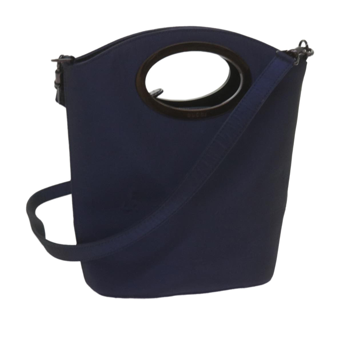 GUCCI Shoulder Bag Nylon Navy 007 1095 bs10425