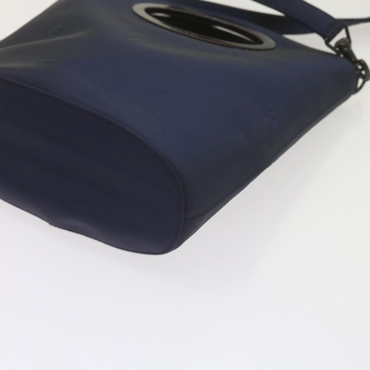 GUCCI Shoulder Bag Nylon Navy 007 1095 bs10425