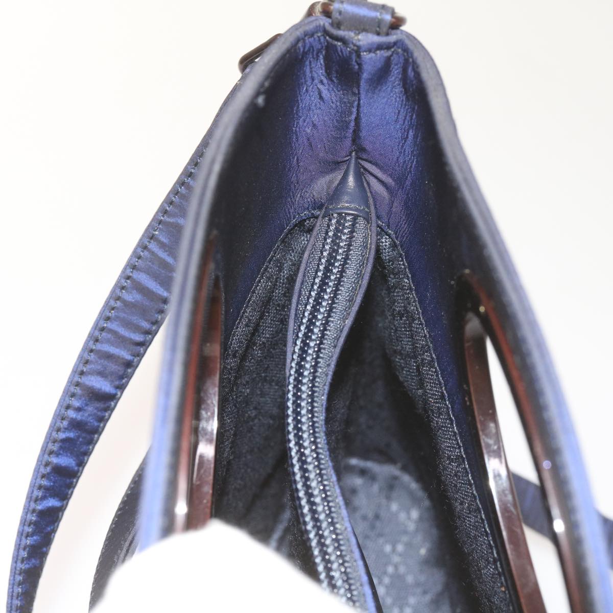 GUCCI Shoulder Bag Nylon Navy 007 1095 bs10425