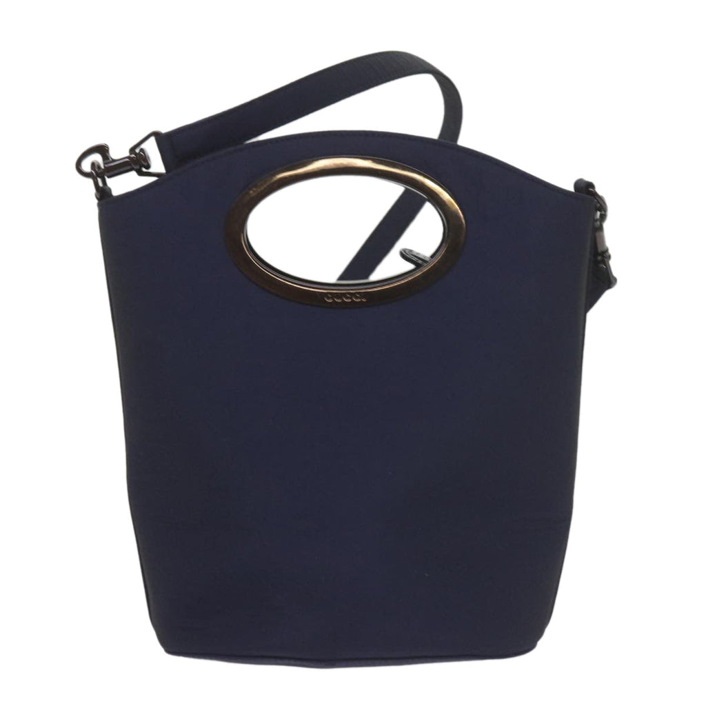 GUCCI Shoulder Bag Nylon Navy 007 1095 bs10425