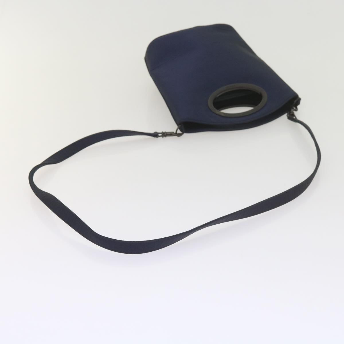 GUCCI Shoulder Bag Nylon Navy 007 1095 bs10425