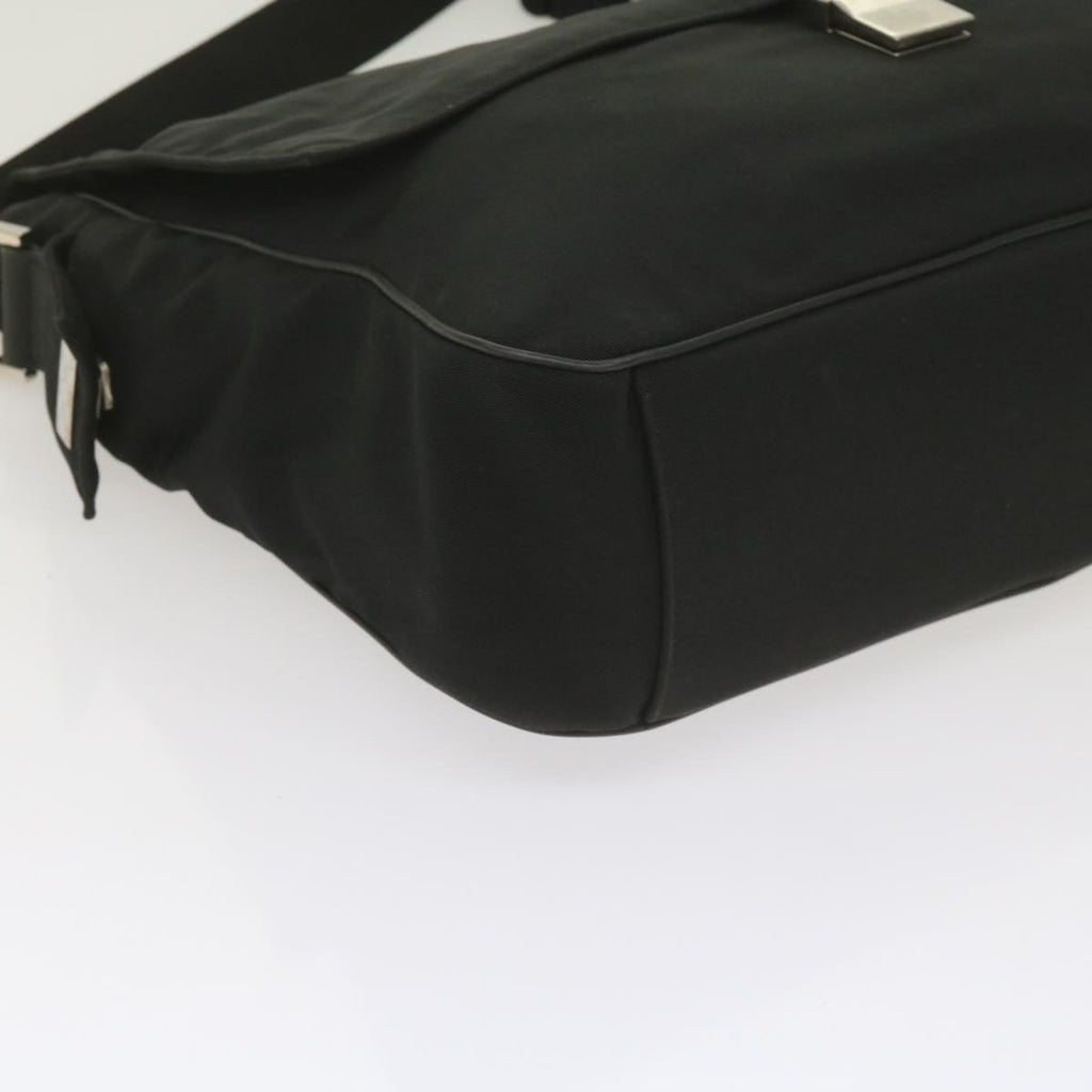 GUCCI Shoulder Bag Nylon Black bs10426