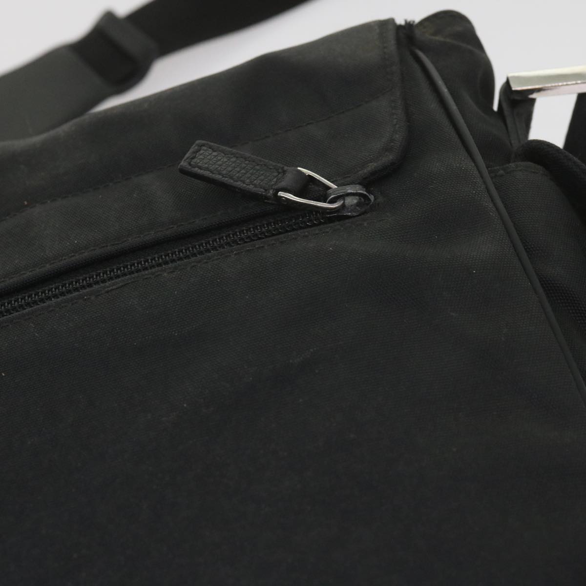 GUCCI Shoulder Bag Nylon Black bs10426