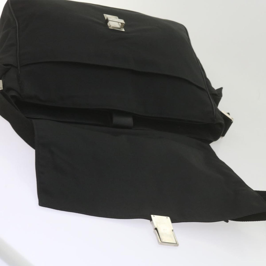 GUCCI Shoulder Bag Nylon Black bs10426