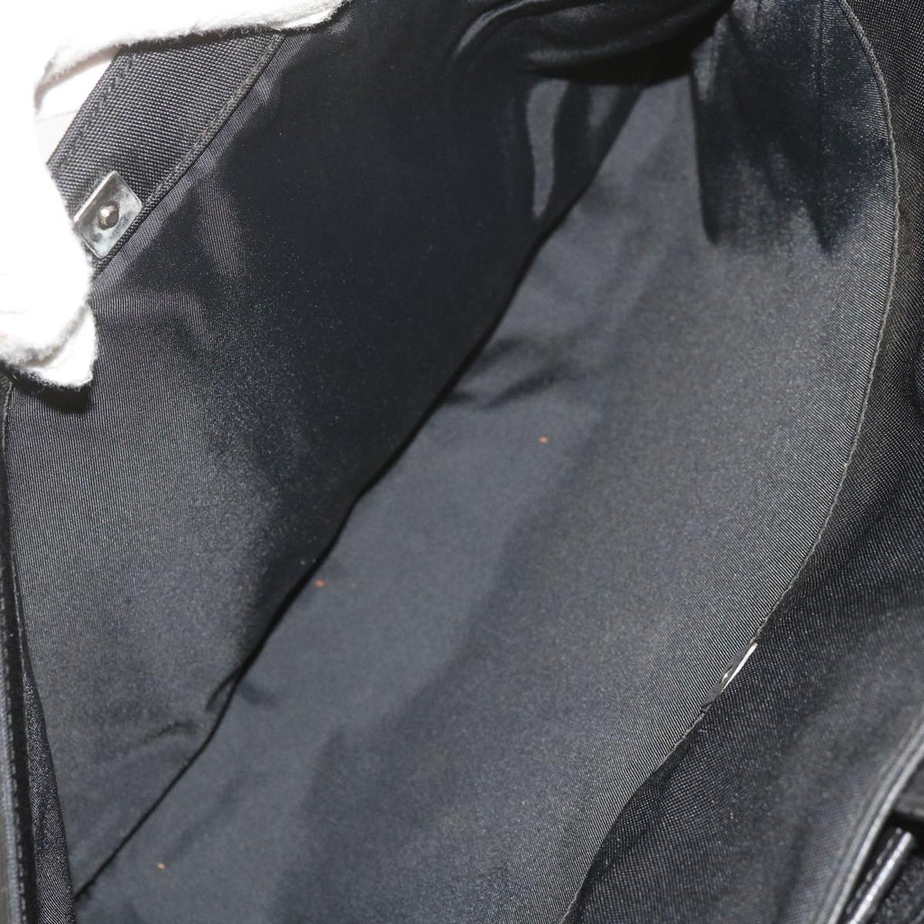 GUCCI Shoulder Bag Nylon Black bs10426