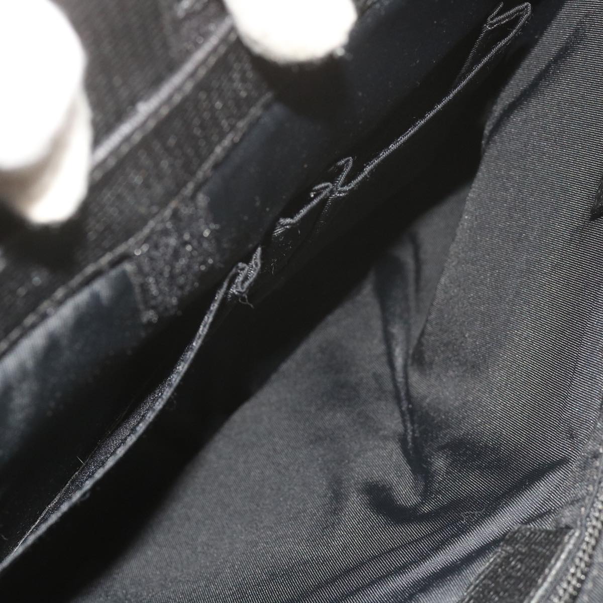 GUCCI Shoulder Bag Nylon Black bs10426