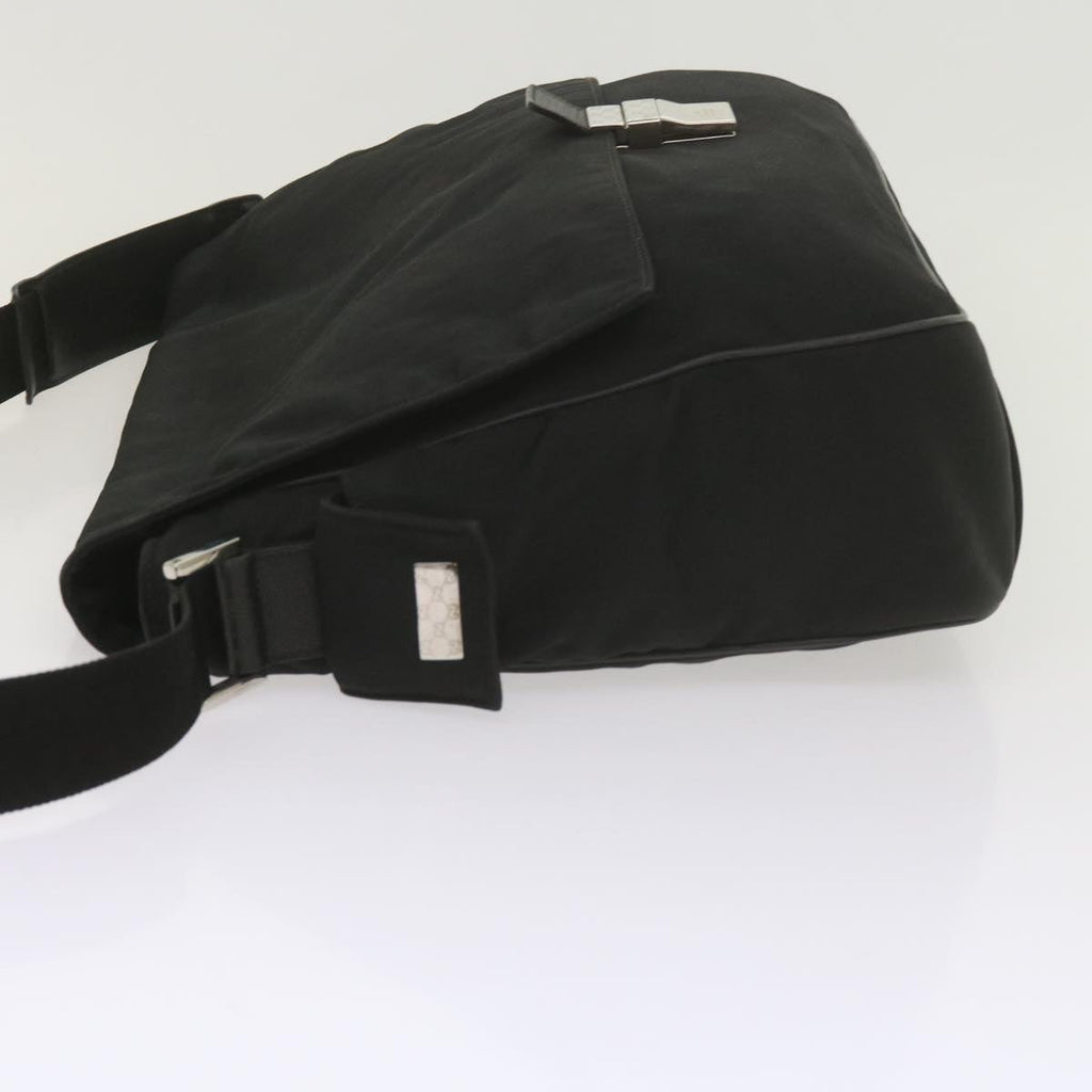 GUCCI Shoulder Bag Nylon Black bs10426