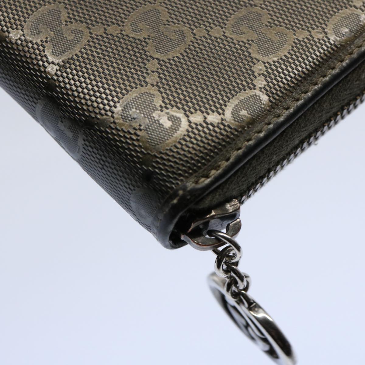 GUCCI GG Canvas Long Wallet Brown 212110 bs10457