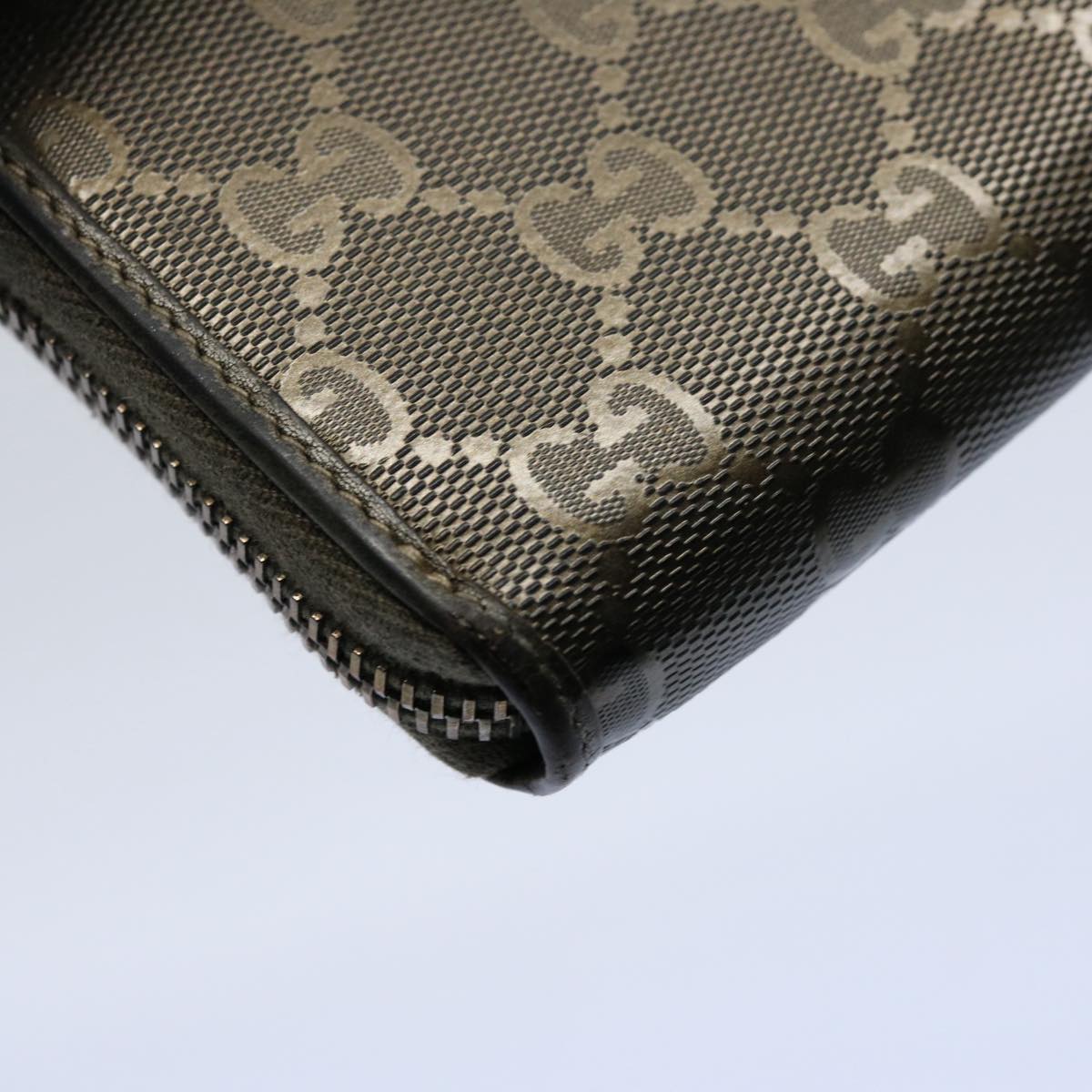 GUCCI GG Canvas Long Wallet Brown 212110 bs10457