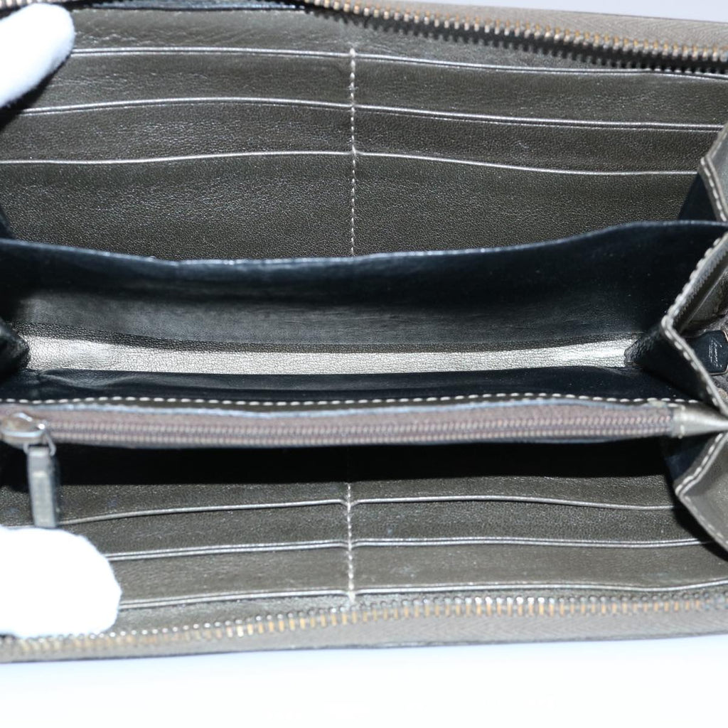 GUCCI GG Canvas Long Wallet Brown 212110 bs10457