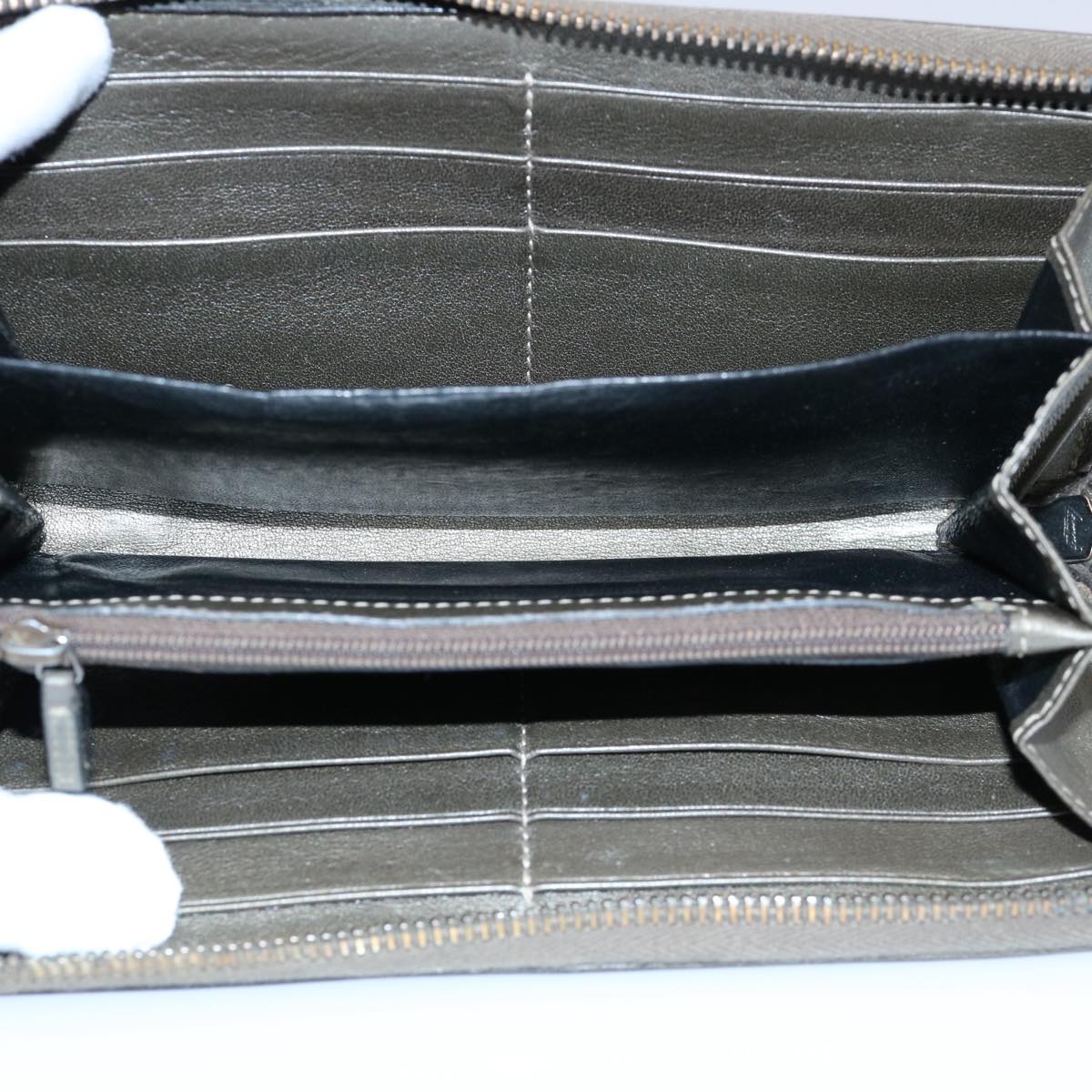 GUCCI GG Canvas Long Wallet Brown 212110 bs10457
