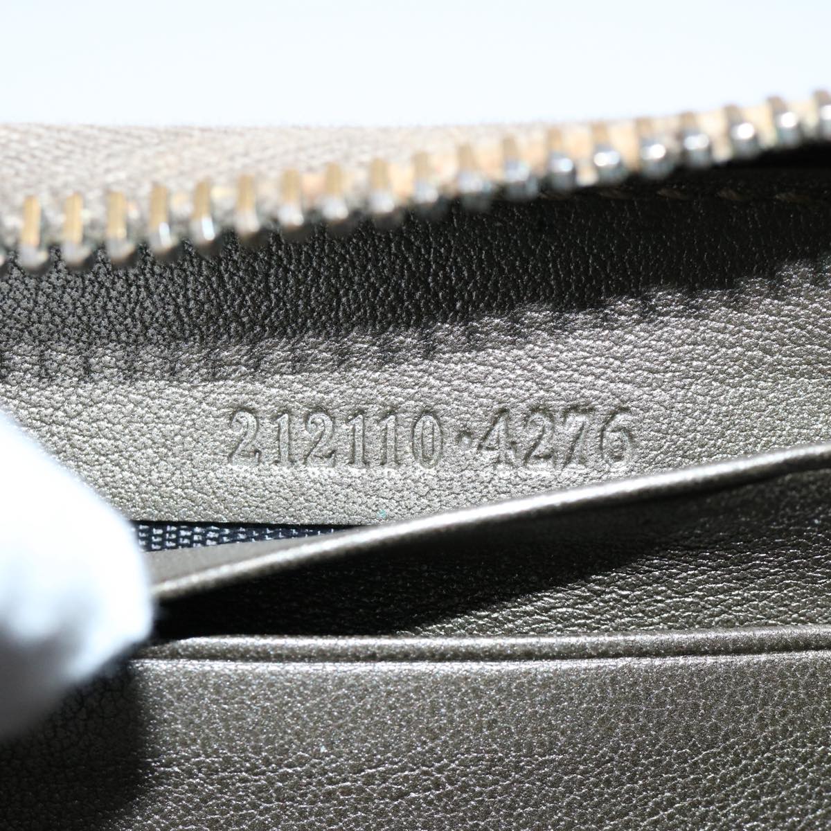 GUCCI GG Canvas Long Wallet Brown 212110 bs10457