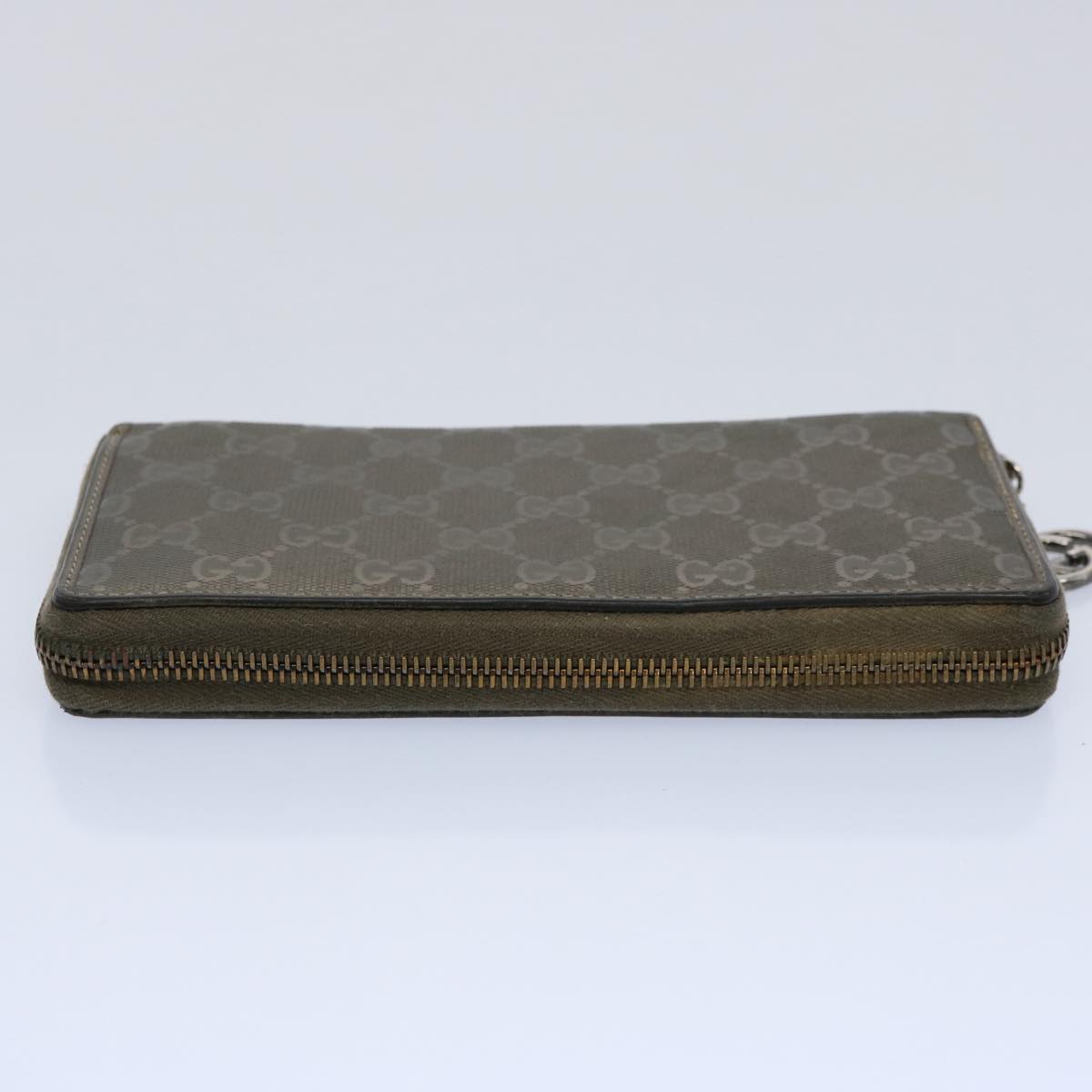 GUCCI GG Canvas Long Wallet Brown 212110 bs10457
