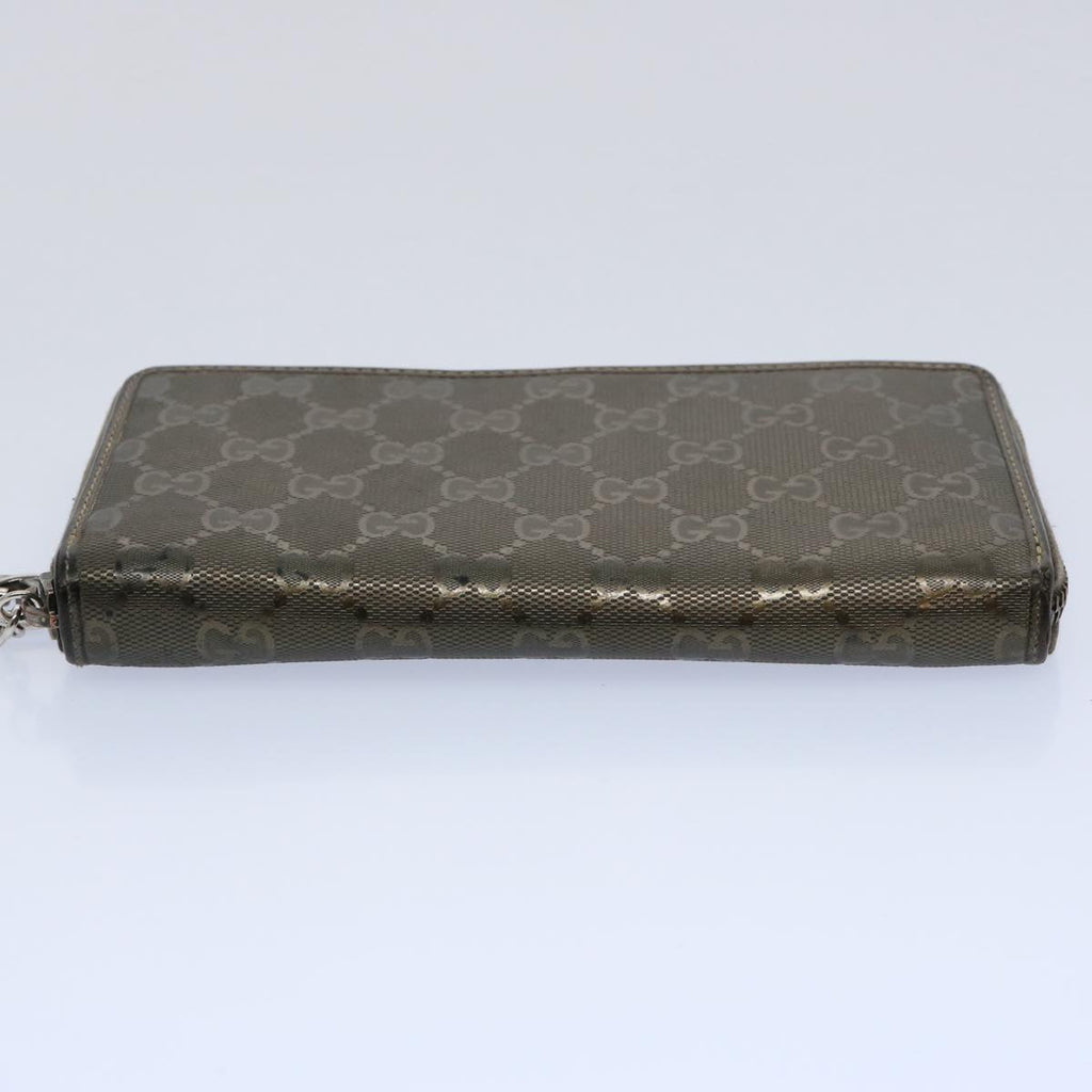 GUCCI GG Canvas Long Wallet Brown 212110 bs10457