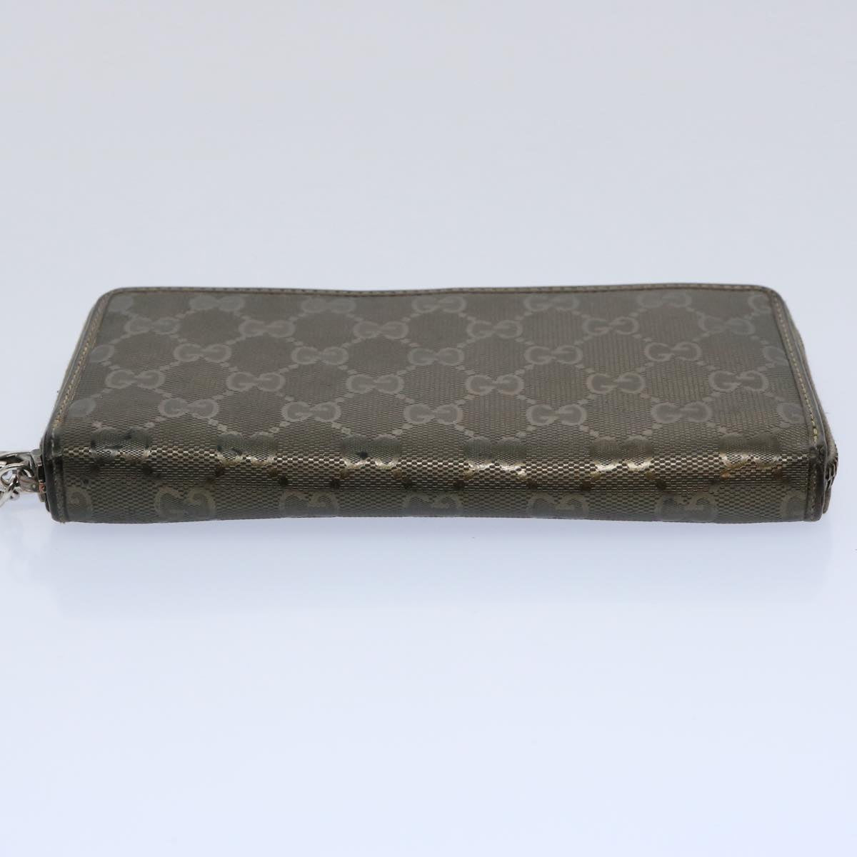 GUCCI GG Canvas Long Wallet Brown 212110 bs10457