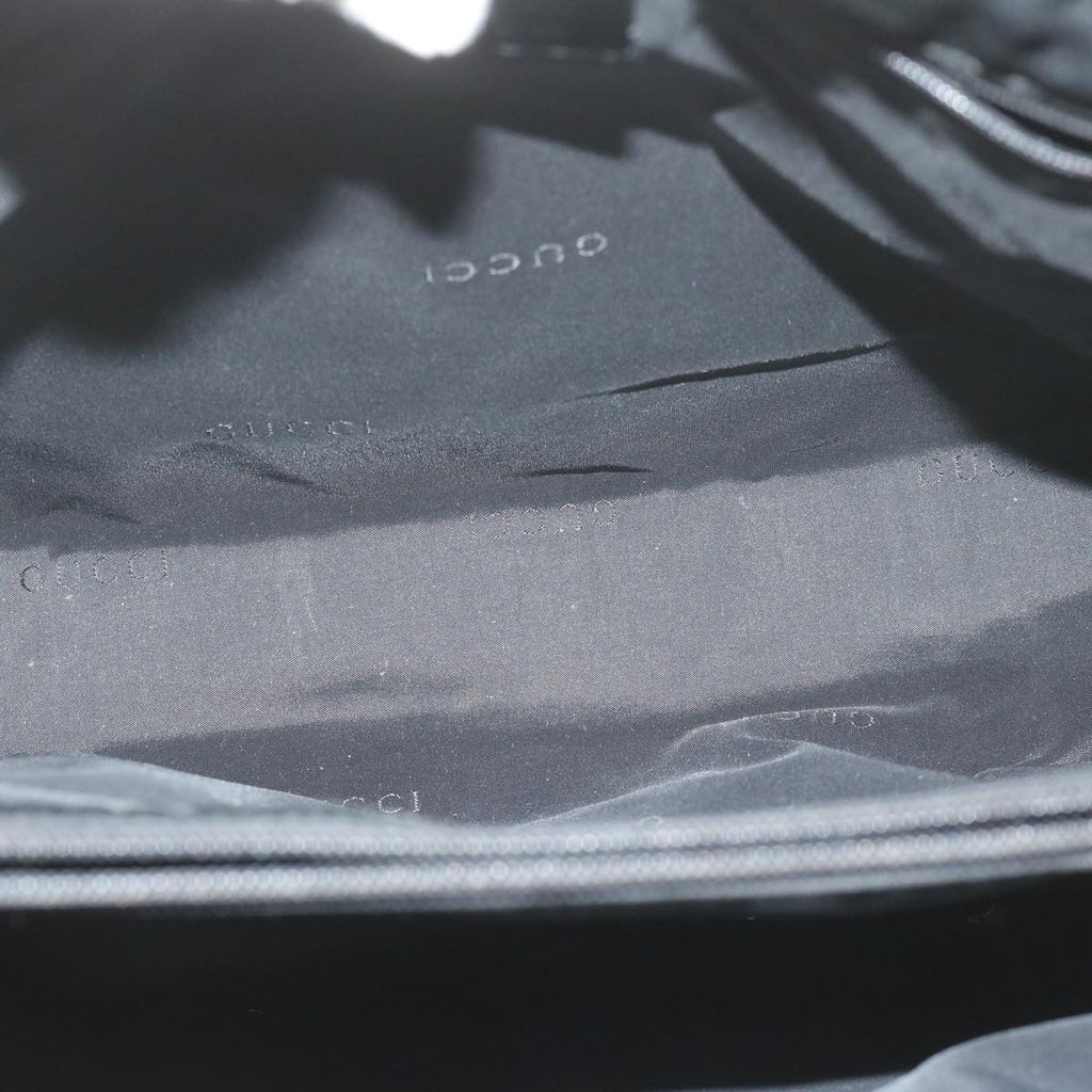 GUCCI Tote Bag Canvas Black 002 1039 002113 bs10596
