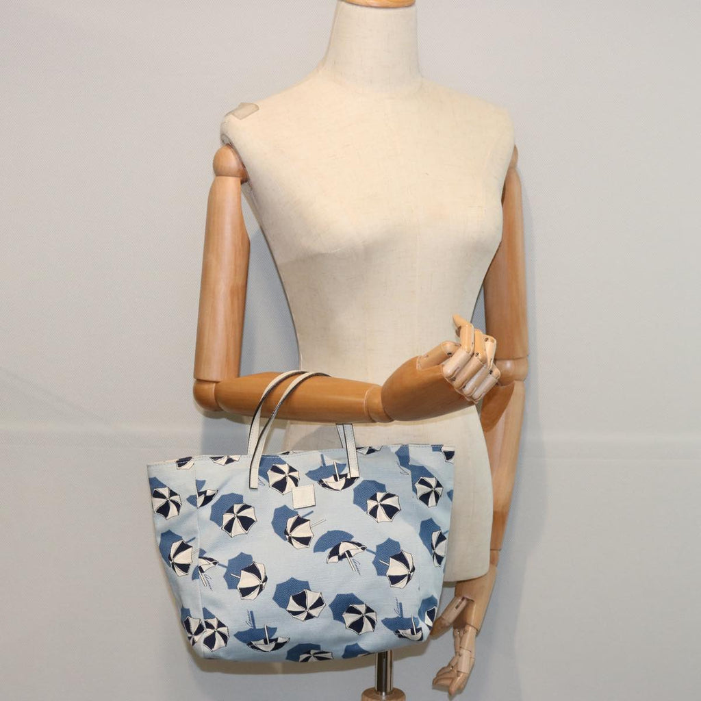 GUCCI Hand Bag Canvas Blue 284721 bs10615