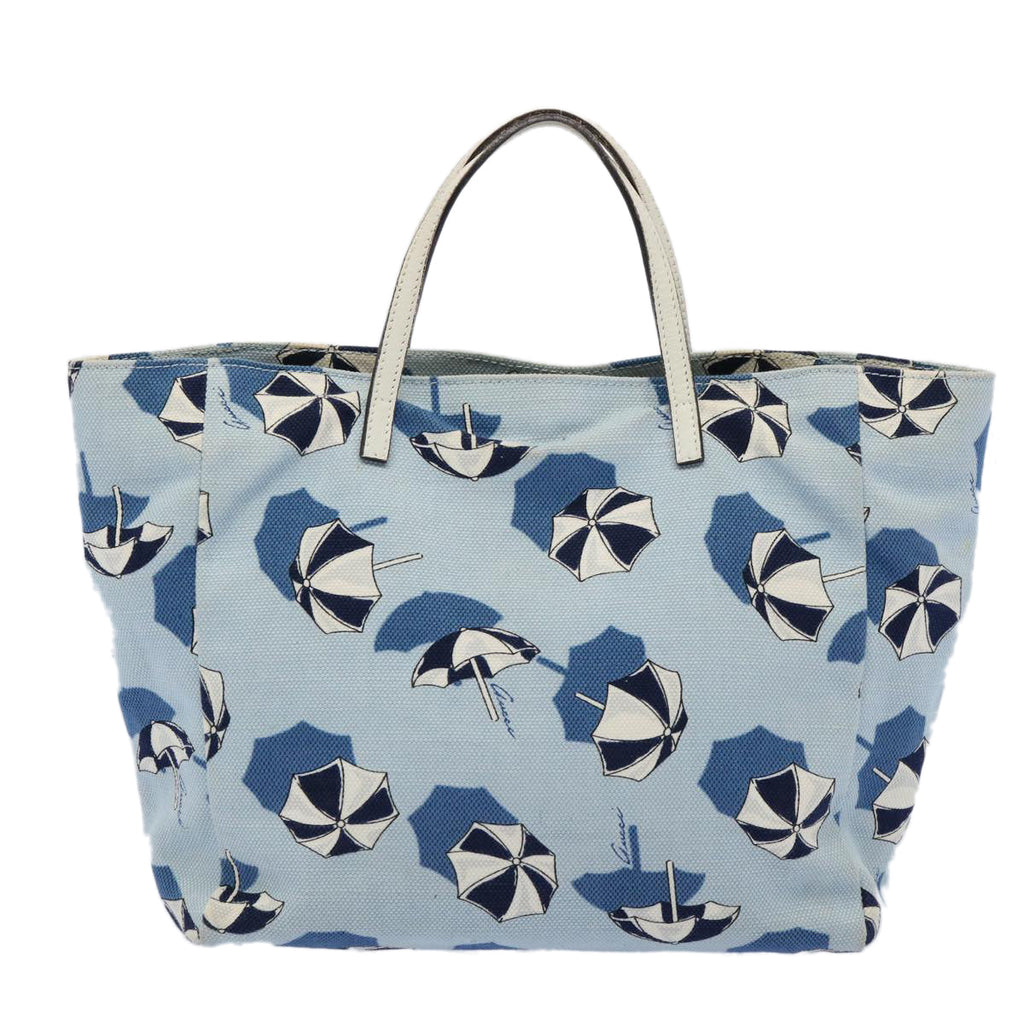 GUCCI Hand Bag Canvas Blue 284721 bs10615