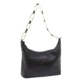 GUCCI Shoulder Bag Leather Black 001 1998 1805 bs10616