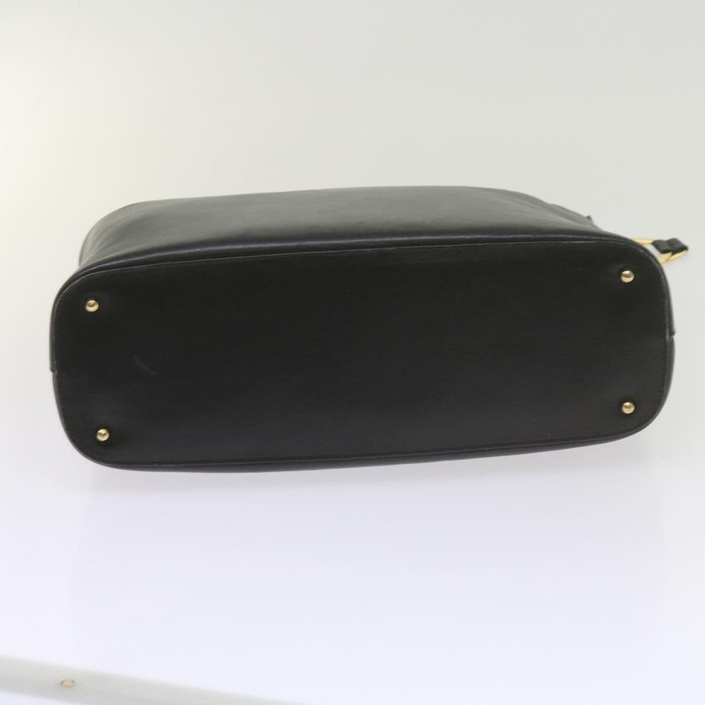 GUCCI Shoulder Bag Leather Black 001 1998 1805 bs10616