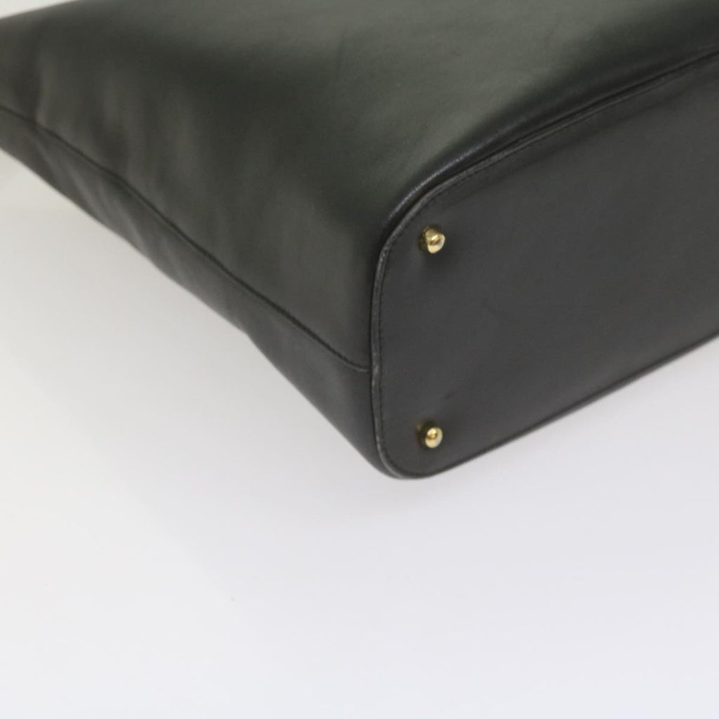 GUCCI Shoulder Bag Leather Black 001 1998 1805 bs10616