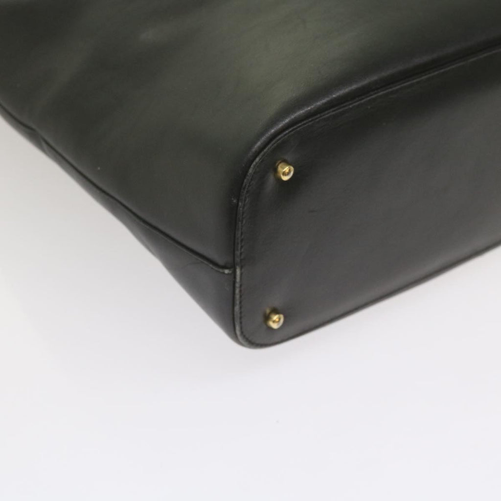 GUCCI Shoulder Bag Leather Black 001 1998 1805 bs10616