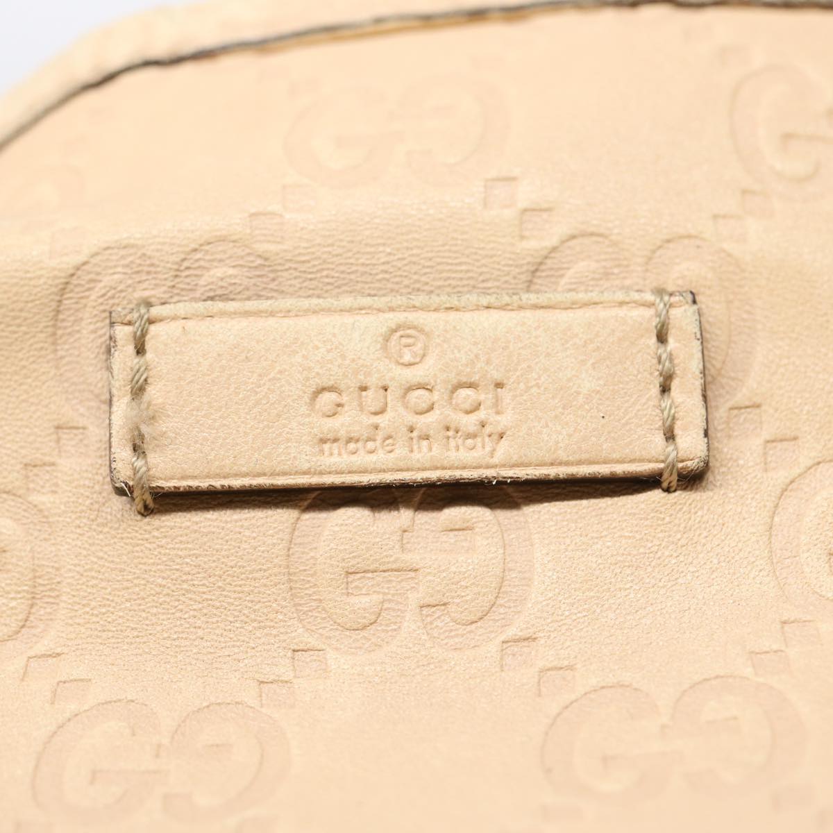 GUCCI GG Canvas Guccissima Tote Bag Beige 197953 bs10664