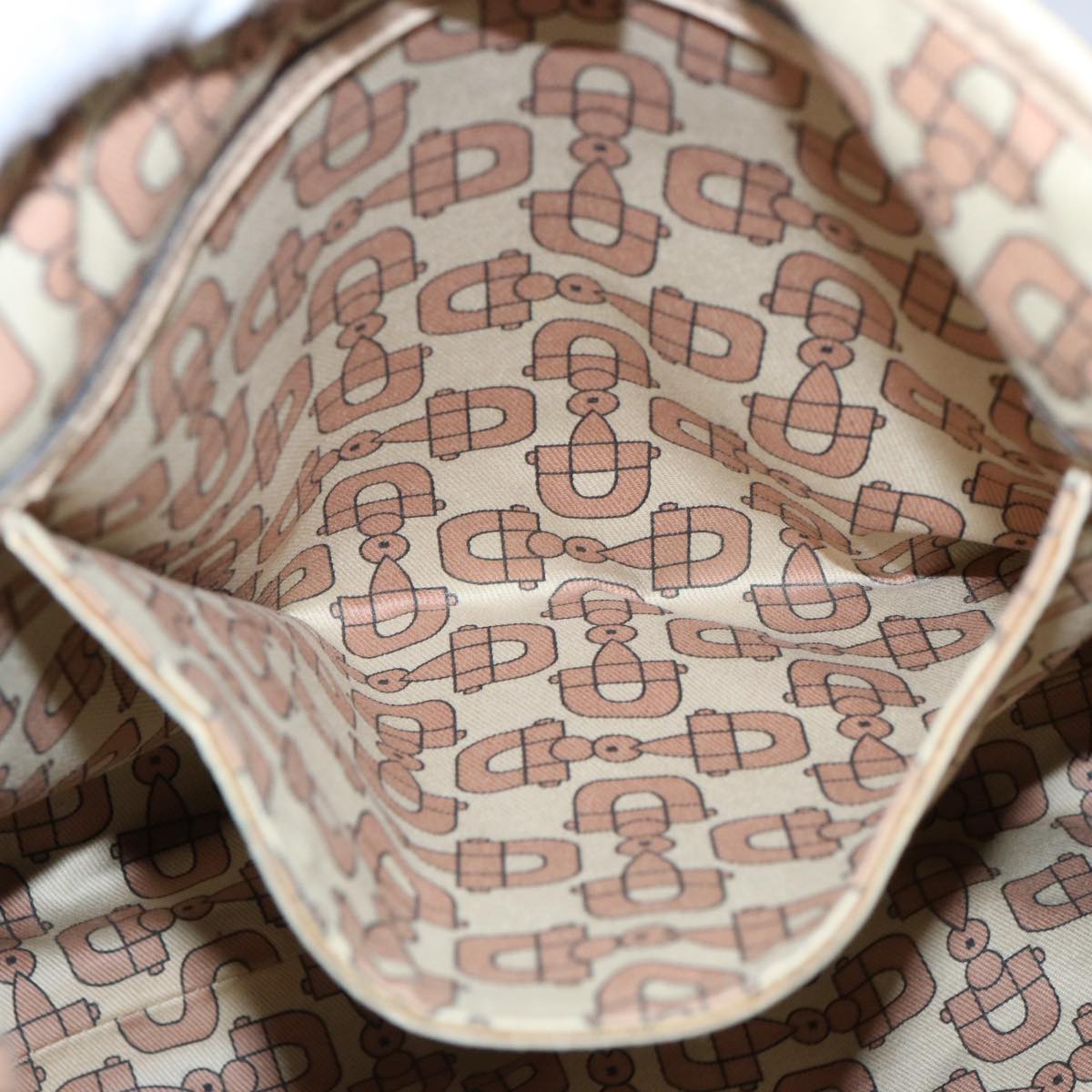 GUCCI GG Canvas Guccissima Tote Bag Beige 197953 bs10664
