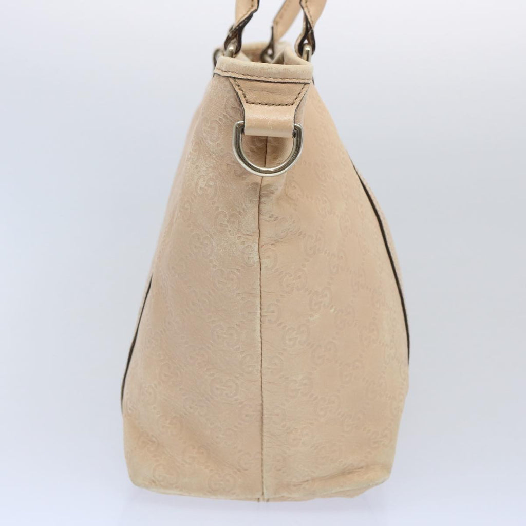 GUCCI GG Canvas Guccissima Tote Bag Beige 197953 bs10664