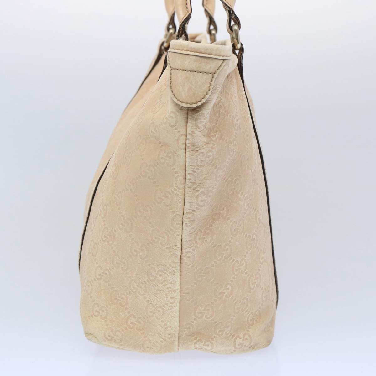 GUCCI GG Canvas Guccissima Tote Bag Beige 197953 bs10664