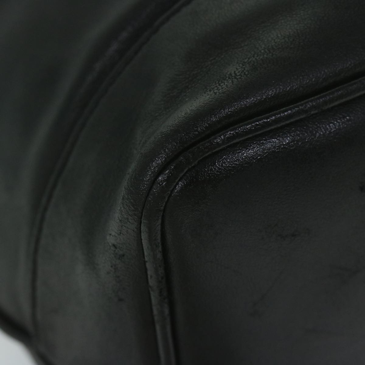 CHANEL Shoulder Bag Lamb Skin Black CC bs10702