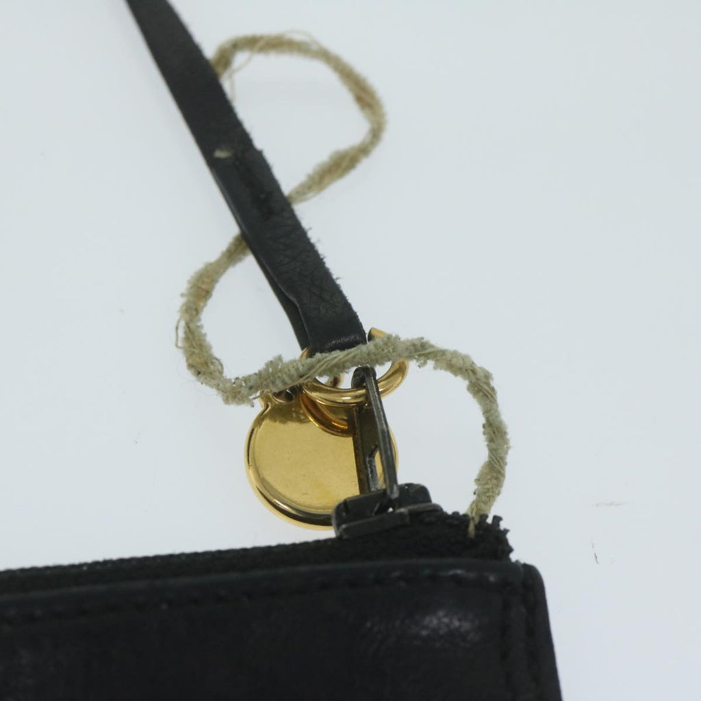 CHANEL Shoulder Bag Lamb Skin Black CC bs10702