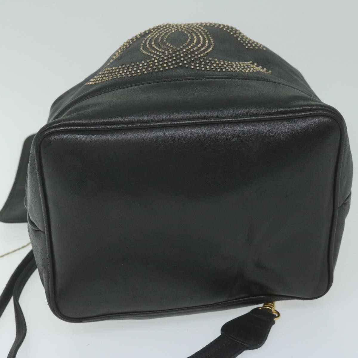 CHANEL Shoulder Bag Lamb Skin Black CC bs10702