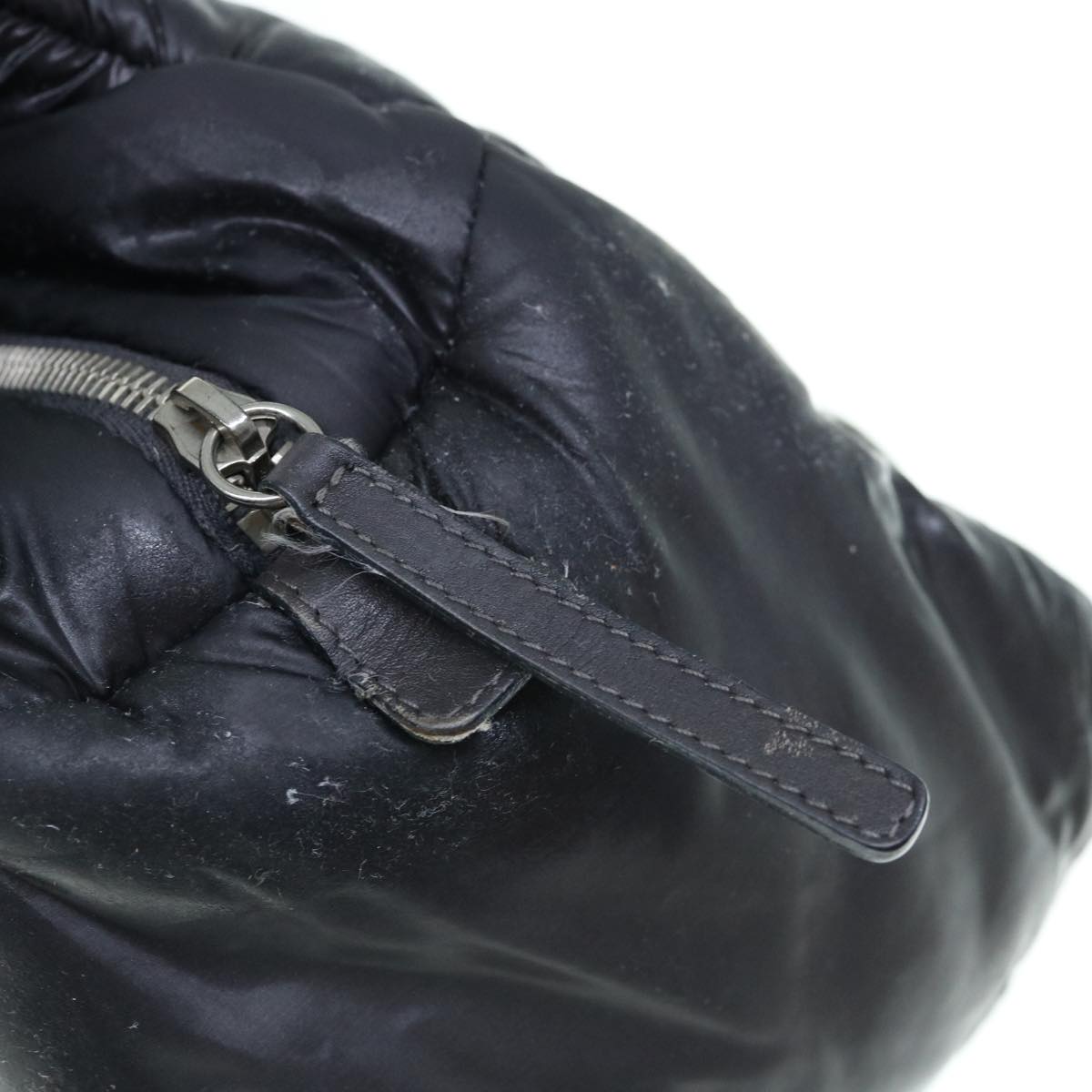 CHANEL Cococoon Shoulder Bag Nylon Black CC bs11077
