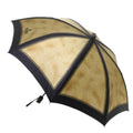 FENDI Zucchino Canvas folding Umbrella Nylon Gold Black bs12295