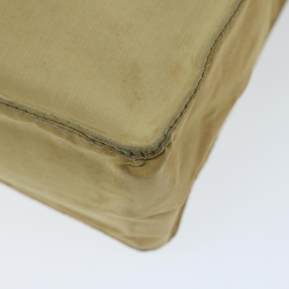 CHANEL Hand Bag Nylon Beige CC bs12434