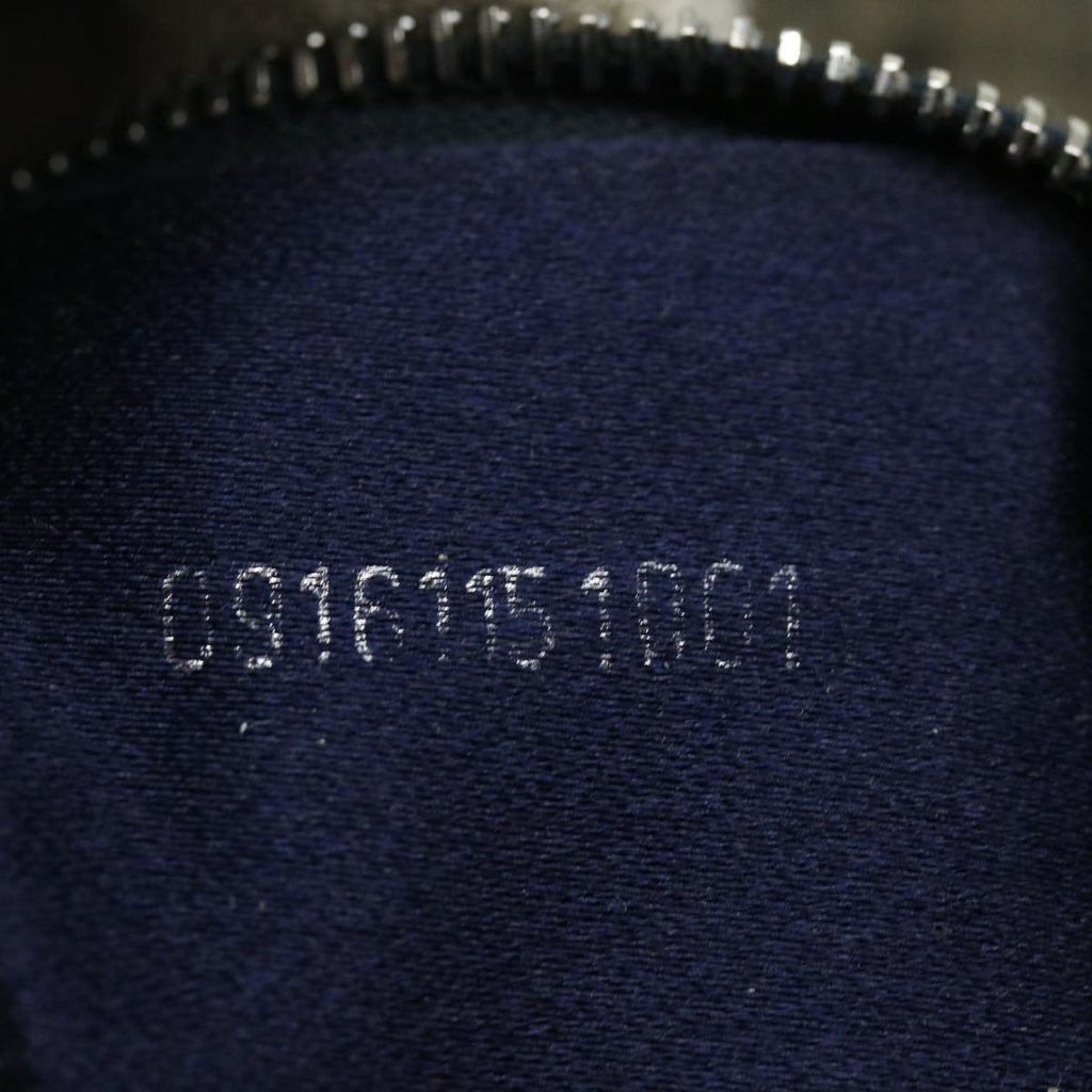 FENDI Zucchino Canvas Mamma Baguette Shoulder Bag Navy bs1329