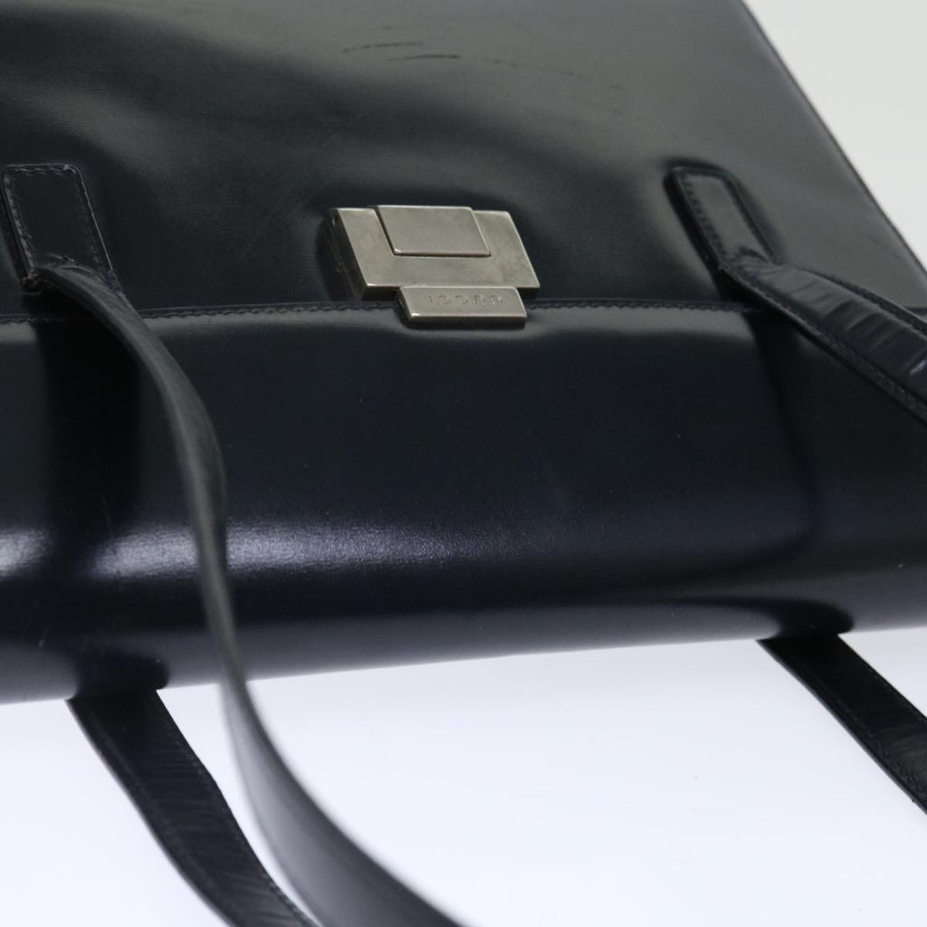 GUCCI Shoulder Bag Leather Outlet Black bs13630