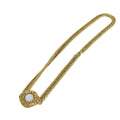 CHANEL Chain Pearl Belt metal Gold CC bs13679