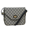 GUCCI GG Plus Supreme Shoulder Bag PVC Navy bs13697