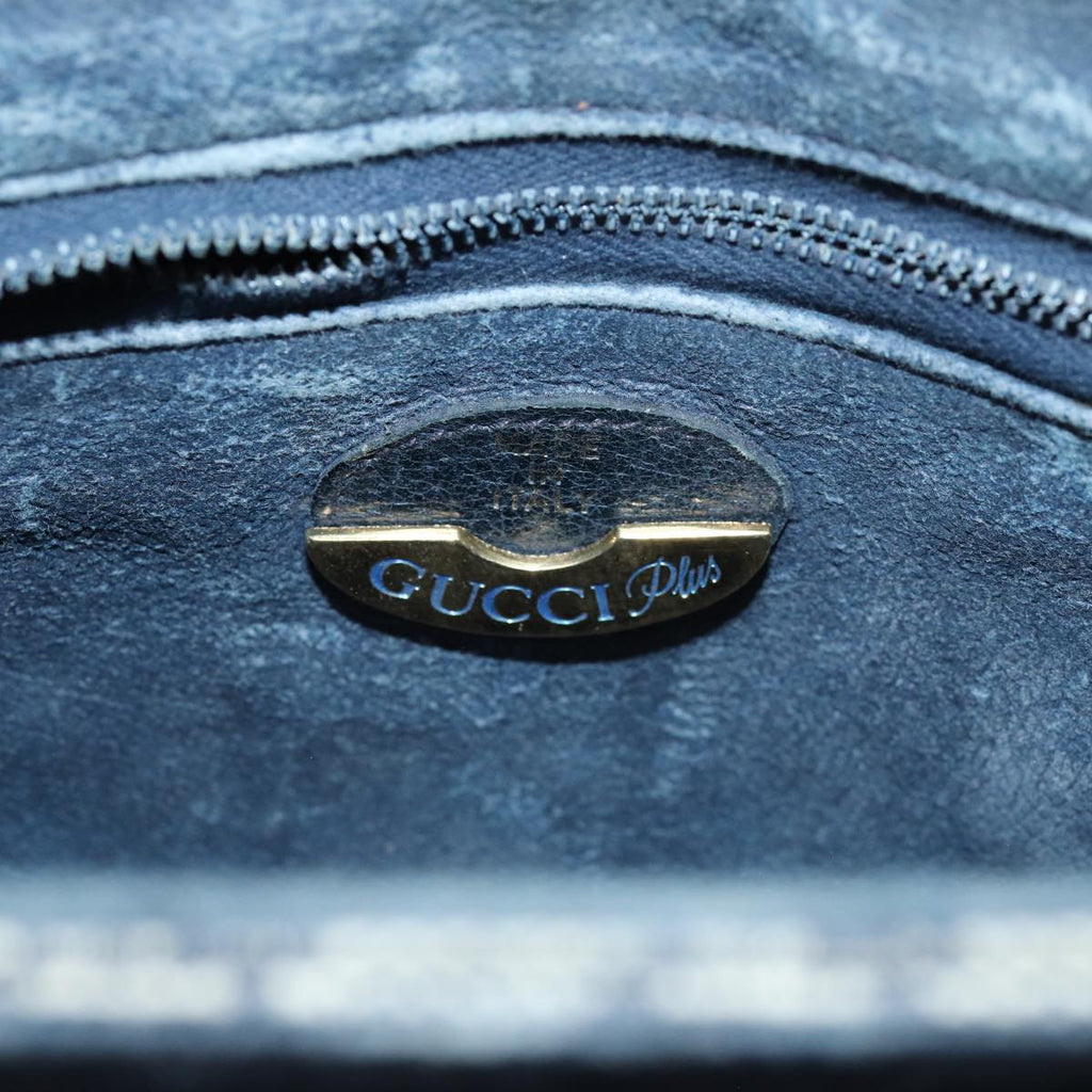 GUCCI GG Plus Supreme Shoulder Bag PVC Navy bs13697