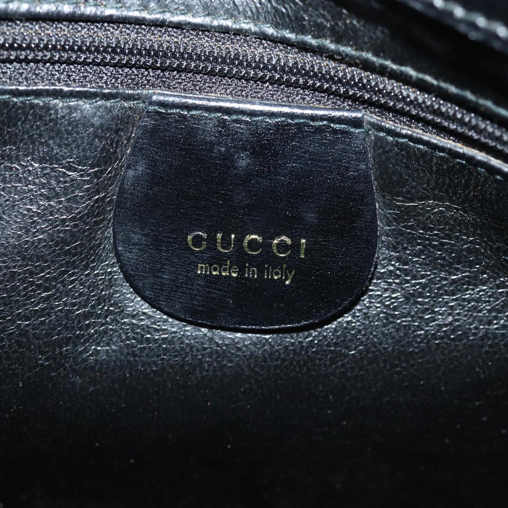 GUCCI Shoulder Bag Leather Black 001 2046 1907 bs13751