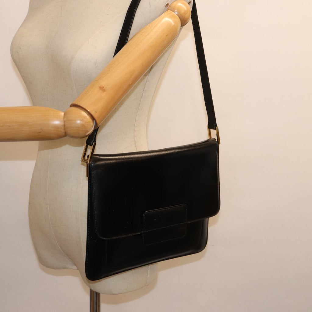GUCCI Shoulder Bag Leather Black 001 2046 1907 bs13751