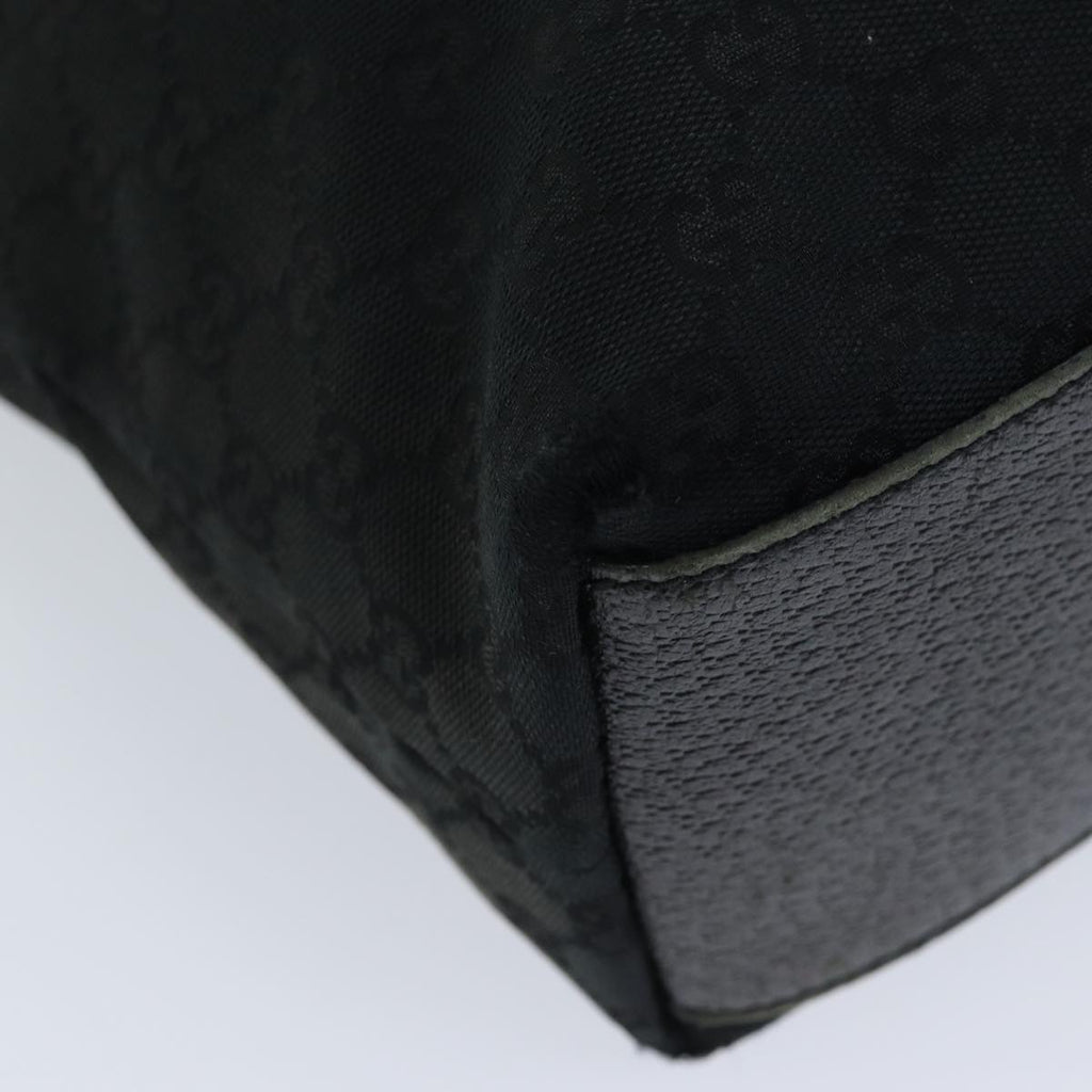 GUCCI GG Canvas Tote Bag Black 153009 bs13752