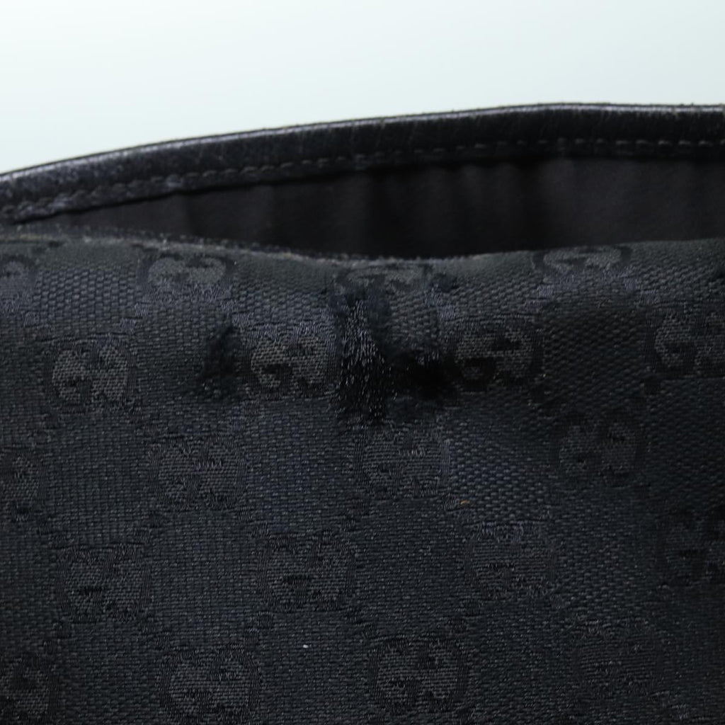 GUCCI GG Canvas Tote Bag Black 153009 bs13752